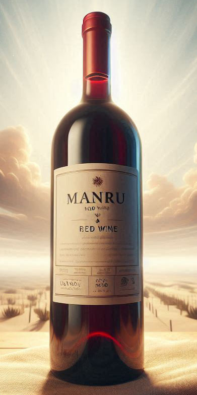 Wino czerwone półwytrawne